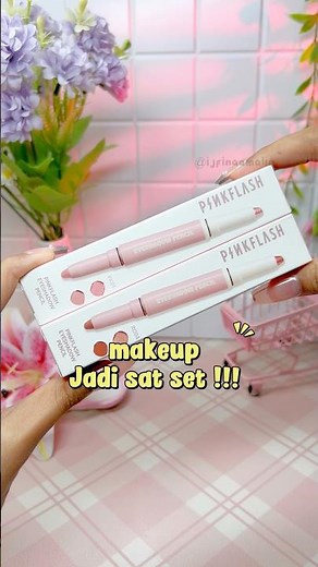 Quick makeup with Pinkflash eyeshadow stick!!🩷 #eyeshadow #eyeshadowstick #makeup #haul #pinkflash