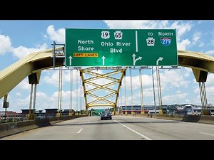 I-279 north full length from Downtown Pittsburgh to I-79 junction