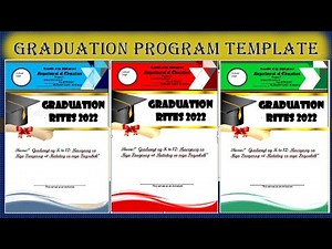 Graduation Program Template 2