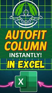 funofexcel on Instagram: "🎯 Excel VBA Tip: AutoFit Column Instantly! 📌 Topic: AutoFit Column using VBA ⚡ Just one line of code to make your column look perfect! 📽️ In This Video: ✅ AutoFit a column using VBA ✅ No more cut-off text or extra spacing ✅ Clean and professional reports every time 💡 Why use this? ✔️ Makes your sheet neat ✔️ Saves formatting time ✔️ Ideal for automated reports 🔔 Follow for more Excel & VBA Tips 👨‍🏫 Trainer: Abhishe
