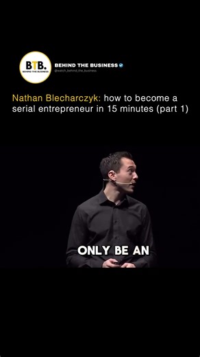 Nathan Blecharczyk how to become a serial entrepreneur in 15 minutes part 1
