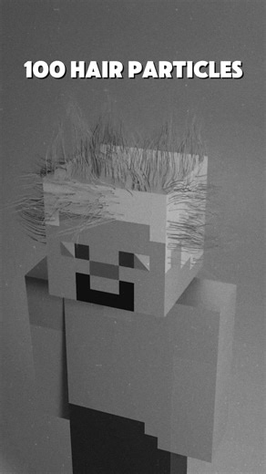 2.6K views · 20 reactions | Steve Hair Simulation #clothsimulation #blender #blender #render #minecraft | Blender Tips | Facebook