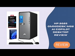 HP 2025 Omnidesk M02 AI Copilot Desktop Review – Core i7, 64GB DDR5 & 8TB SSD