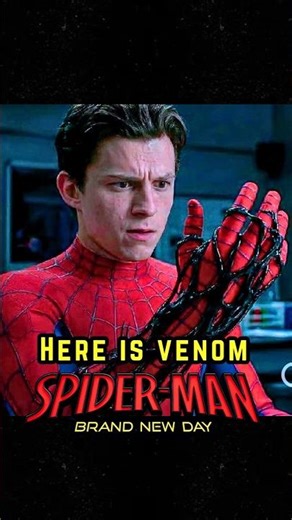 HERE IS VENOM IN SPIDERMAN BRANDNEWDAY TRAILER !😱 #venom #spidermanbrandnewday #spiderman #marvel