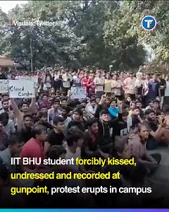 10K views · 34 reactions | A demonstration erupted at the Indian...