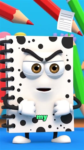 Mr. Notebook Is Frustrated! 📓😡 | Funny Cartoon Short