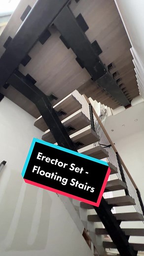 Modern Staircase Erector Set Kit by Viewrail Factory