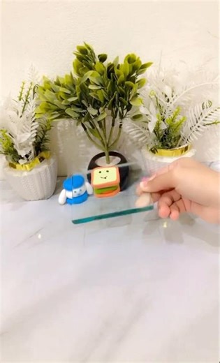 DIY mini sandwich with clay✨😍🥪