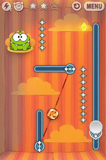 Cut the Rope Gift Box Level 24 Walkthrough