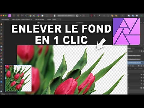 DÉTOURAGE INSTANTANÉ - Tutoriel AFFINITY PHOTO