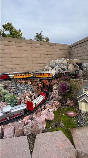 LGB Backyard Model Railroad Trains #trains #lgb #modelrailroad