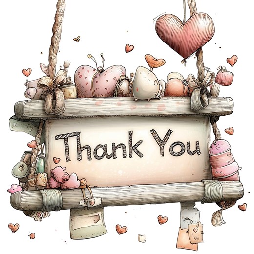 Thank You Cards & Tags Clipart Bundle PNG - 23 Cute Thank You Designs for Cards - Notes and Small Business Packaging - Etsy
