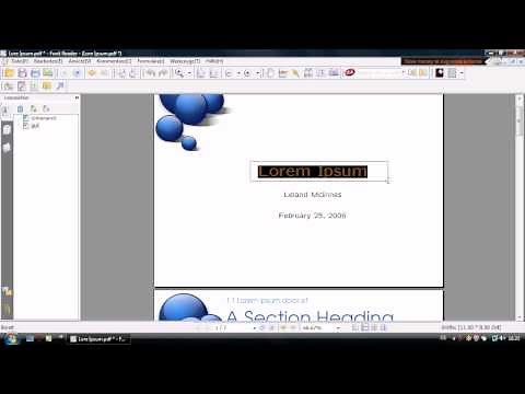 Foxit PDF Reader - Tutorial (Deutsch)