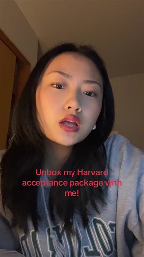 Harvard Acceptance Package Unboxing