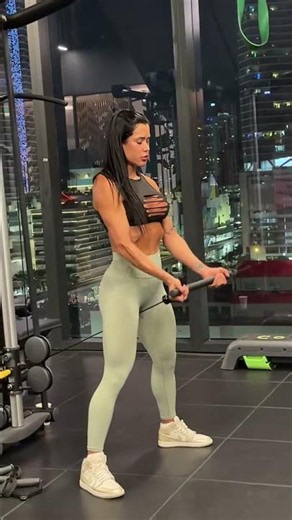 Cable Face Pull Pushdowns for Strong Rear Delts & Posture 💪 #shorts #BackGains #ShoulderGains