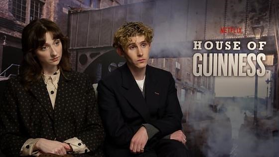 Emily Fairn and Fionn O'Shea on Irish history knowledge in House of Guinness