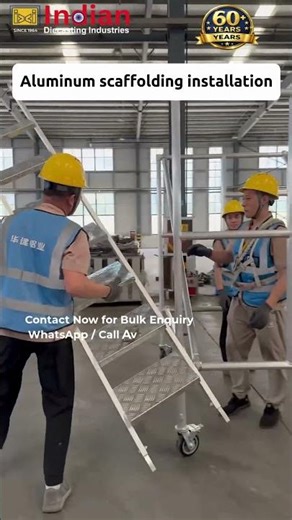 Installation Trick That Makes Scaffolding Bulletproof #construction #diy