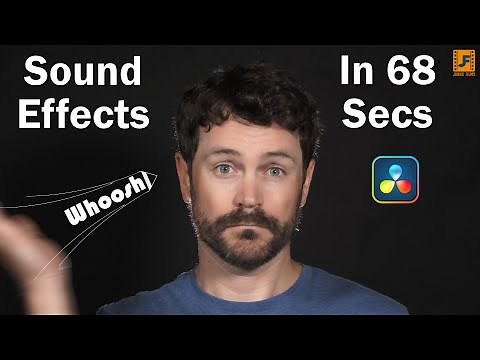 68 seconds to using FREE SFX to Davinci Resolve!