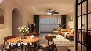 Amico 80 inch Ceiling Fans with Lights,Large Ceiling Fan with Lights and Remote Control, Dimmable, 6 Speed Reversible Quiet DC Motor, Nickel Modern Ceiling fan For Living Room, Bedroom, Kitchen, Patio