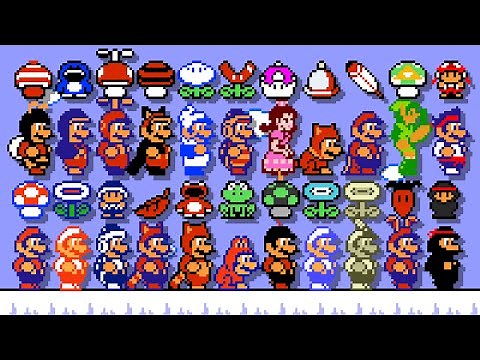 Super Mario Bros. 2 - All New Power-Ups. ᴴᴰ