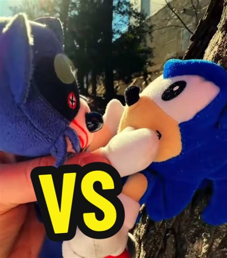 Sonic VS Sonic.EXE!!! 💥 A clip from my new Sonic.EXE plush video! 🔵Watch the full episode on my Youtube! 🔵 Sonic finally confronts the horrid Lord X/Sonic.EXE their battle gets super close! Will Sonic come out ontop? Watch more Plushtoon64 for find out! #plush #sonicexe #sonicthehedgehog #fight #lordx