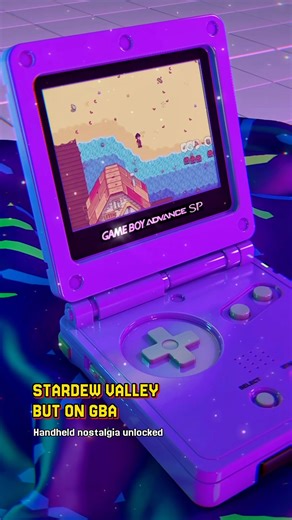 Stardew Valley on Game Boy Advance (3D Animation) nostalgia