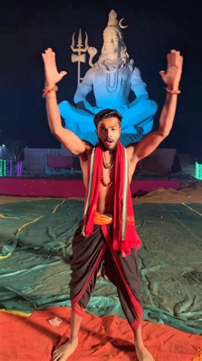 HAR HAR MAHADEV 🙏 #shorts #youtubeshorts #viral #dancerritesh #shiv #mahakal #mahashivratri