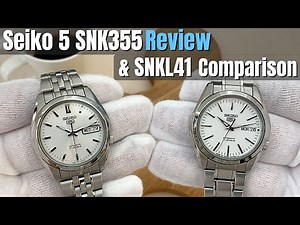 Seiko 5 SNK355 REVIEW | Best dressy Seiko 5? Seiko SNKL41 Comparison