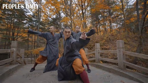#Shaolin martial arts have a history of over 1,500 years and are listed as one of China's national intangible cultural heritages. This style of Chinese kung fu focuses on the combination of movement and stillness and the balance of yin and yang. | People's Daily, China