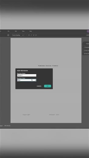 Script Revision Colors