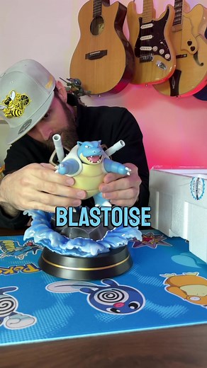 Premium Blastoise resin statue by @First4Figures #gaming #pokemon #toys