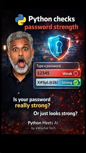 Python Meets AI #07 - AI Password Strength Checker #python #artificialintelligence #learnpython