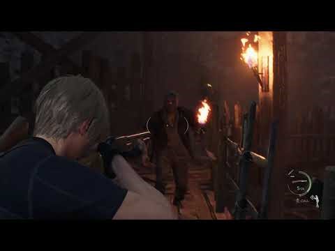 Resident Evil 4 Remake – Chainsaw Sisters Mini Boss Fight | PS5 4K No Commentary