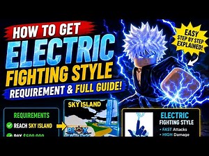 How To Get Electric V1 Fighting Style In Blox Fruits ⚡ Full Guide