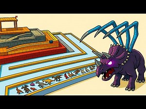 ESCAPE FROM ALIEN TRICERATOPS - ARBS - Animal Revolt Battle Simulator