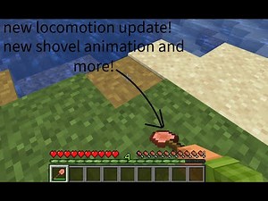 minecraft locomotion update showcase!