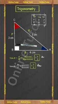 Trigonometry Basics: How to Identify Base and Perpendicular.