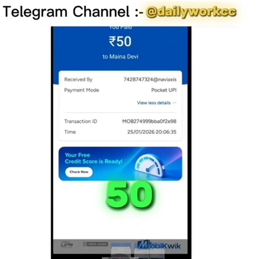 Daily 50₹ se 100rs 🤑 Earn ( post work )