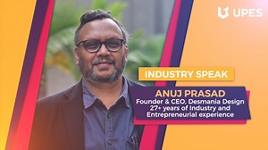 Design says a lot about what you think and how you think, and who would know it better than the experts in the design field? From catalyzing the design thinking of the students to navigating them at every stage of life, Mr. Anuj Prasad, Founder & CEO, Desmania Design, and a member of the advisory committee of #UPESSchoolOfDesign speaks about his experience of working with UPES students and how they have developed the ability to take the design industry to a new level. #UPES #EmpoweredByEducation
