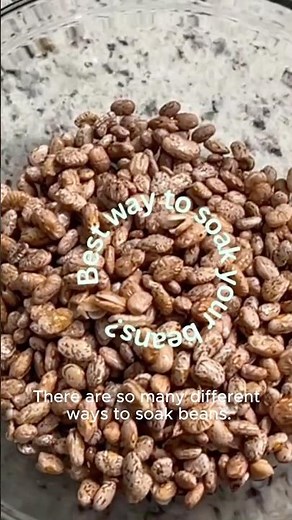 BEST Way to Soak Beans