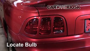 Reverse Light Replacement 1991 Ford Mustang GT 5.0L V8 Convertible