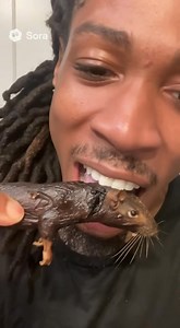 Trying fried rat for the first time #friedrat #rat #rats | Larzarus Crosby