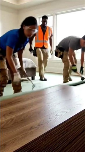 🏡 Pro Bedroom Flooring Makeover ✨ | Full Hardwood Installation DIY Guide 🔨🪵