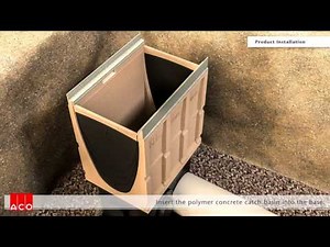 ACO Drain installation devices