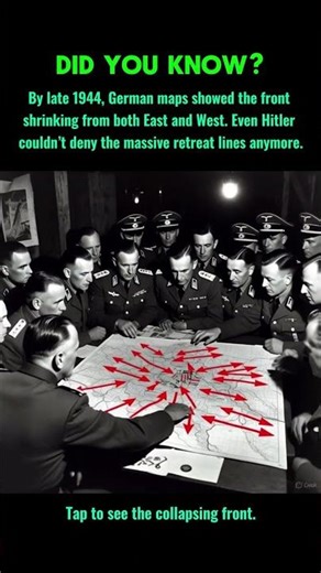 The Map That Proved Hitler’s Empire Was Collapsing #shorts #history