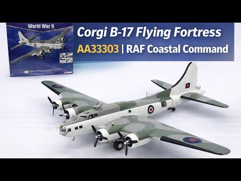 Corgi B-17 Flying Fortress AA33303 | RAF Coastal Command Diecast Model Review