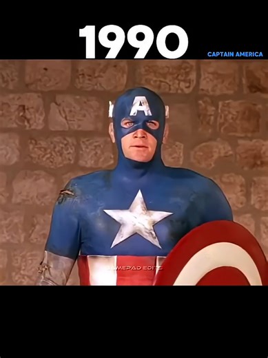 Evolution of Captain America (1944-2025)🇺🇸 #movie #viral #trending #foryoupage #fyp