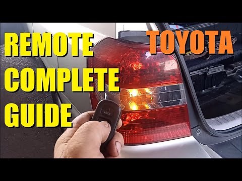 Complete Guide to FOB and Receiver - Toyota Highlander Remote Lock
