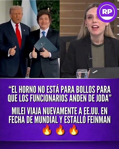 Milei travels to the US again during the World Cup and Feinmann explodes 🔥 🔥 🔥