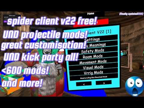 spider client v22 | undetected and free! | alot of op mods!